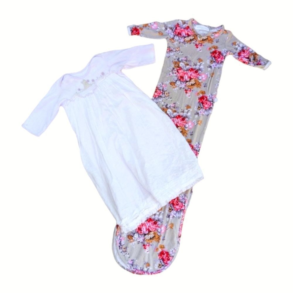 Bunnies by the Bay and Goosebumps Baby sleeping sack pajamas sz 0…
